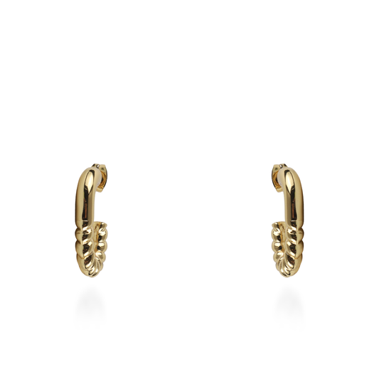 Σκουλαρίκια κρίκοι Mar and Mar Ismene από ανοξείδωτο ατσάλι