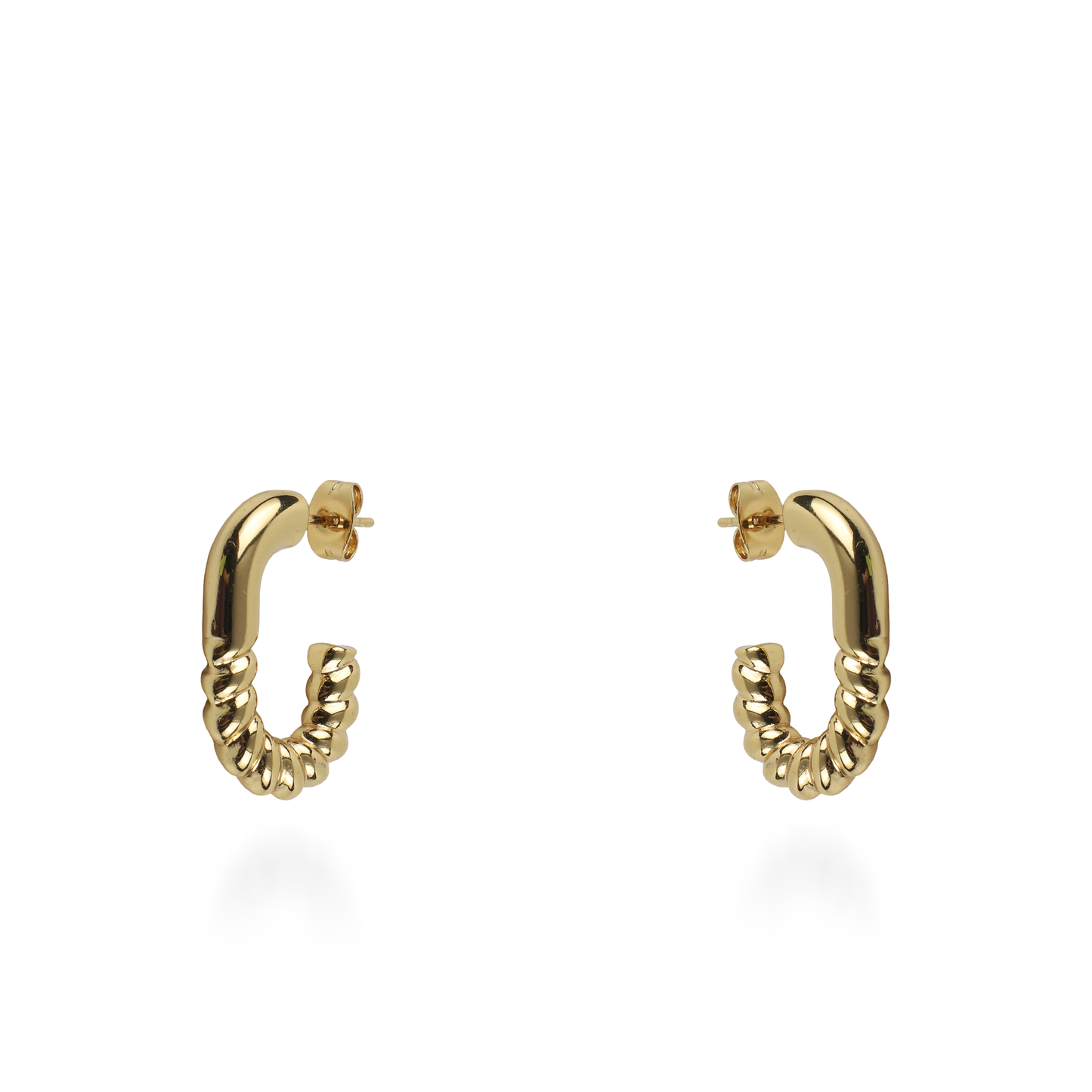 Σκουλαρίκια κρίκοι Mar and Mar Ismene από ανοξείδωτο ατσάλι