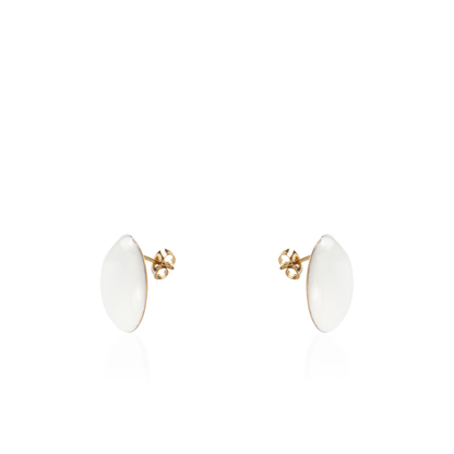Σκουλαρίκια καρφωτά Mar and Mar Candy (White) από ανοξείδωτο ατσάλι
