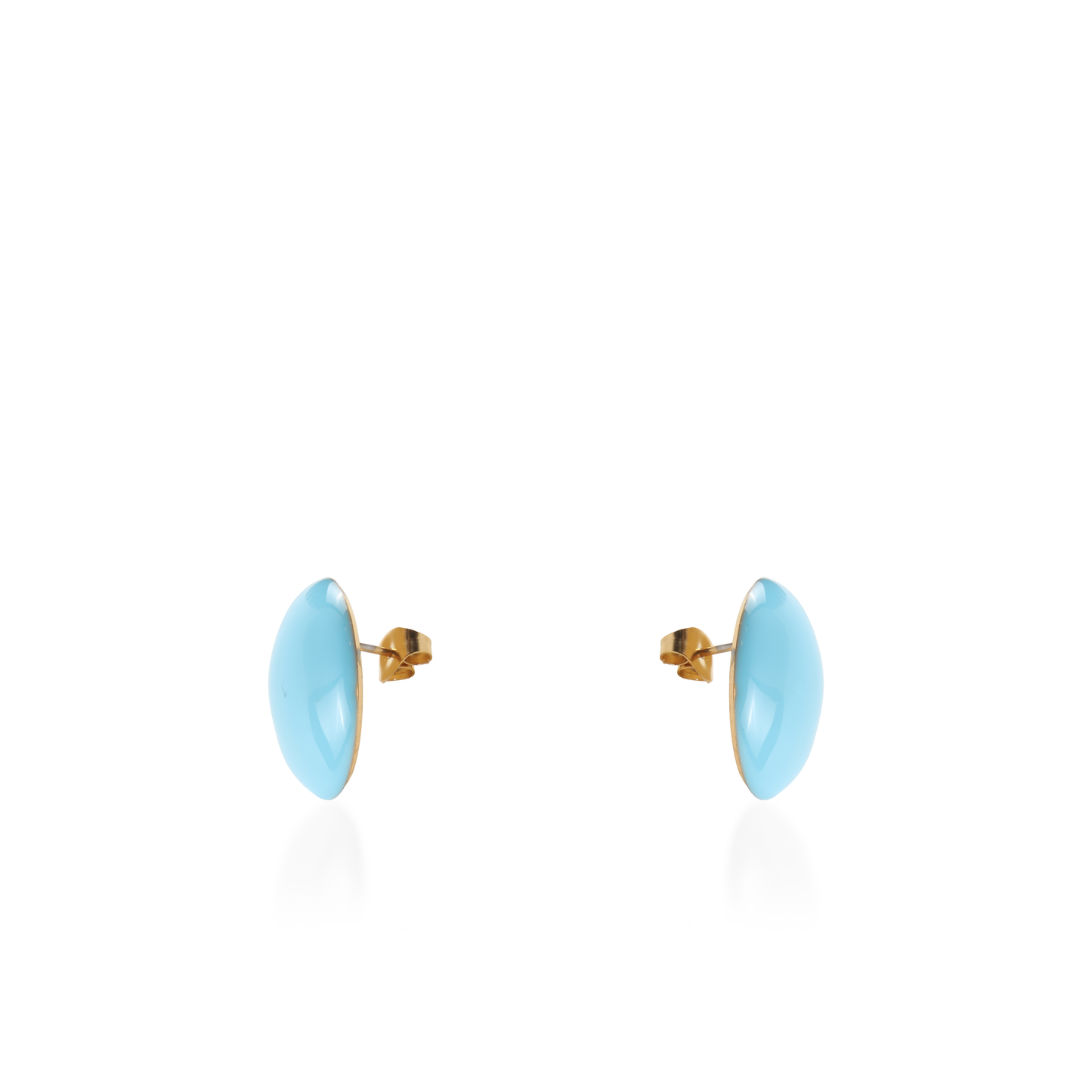 Σκουλαρίκια καρφωτά Mar and Mar Candy (Blue) από ανοξείδωτο ατσάλι