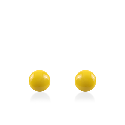 Σκουλαρίκια καρφωτά Mar and Mar Candy (Yellow) από ανοξείδωτο ατσάλι