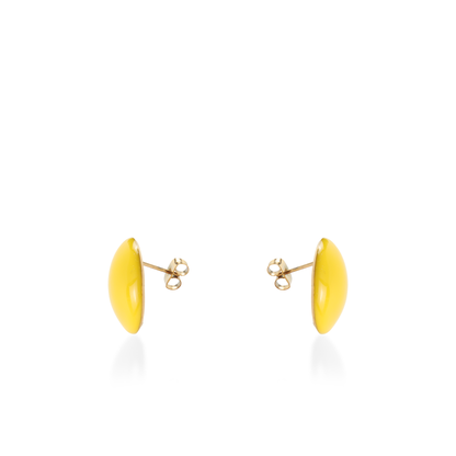 Σκουλαρίκια καρφωτά Mar and Mar Candy (Yellow) από ανοξείδωτο ατσάλι