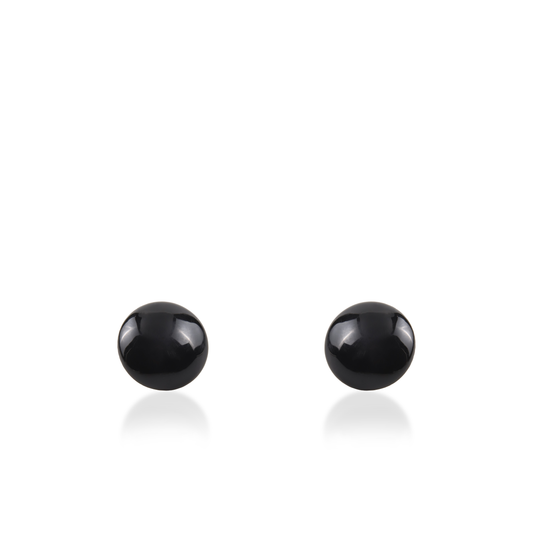 Σκουλαρίκια καρφωτά Mar and Mar Candy (Black) από ανοξείδωτο ατσάλι