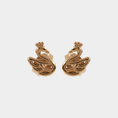 Παιδικά σκουλαρίκια καρφωτά κύκνος Mar and Mar Swan Kids από ανοξείδωτο ατσάλι