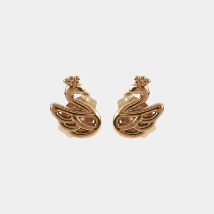 Παιδικά σκουλαρίκια καρφωτά κύκνος Mar &amp; Mar Swan Kids από ανοξείδωτο ατσάλι