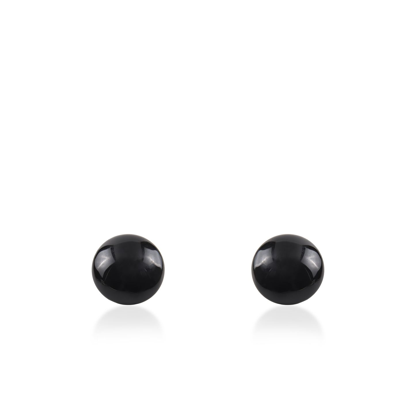 Σκουλαρίκια καρφωτά Mar and Mar Candy Silver (Black) από ανοξείδωτο ατσάλι