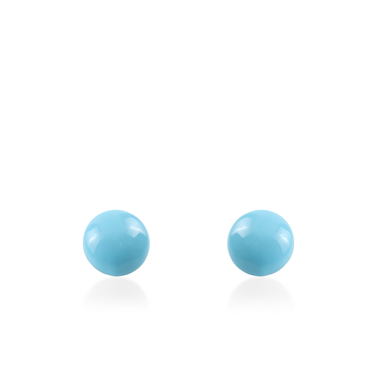 Σκουλαρίκια καρφωτά Mar and Mar Candy Silver (Blue) από ανοξείδωτο ατσάλι