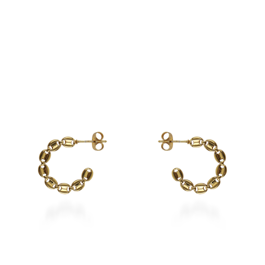 Σκουλαρίκια κρίκοι Mar and Mar Charlie από ανοξείδωτο ατσάλι