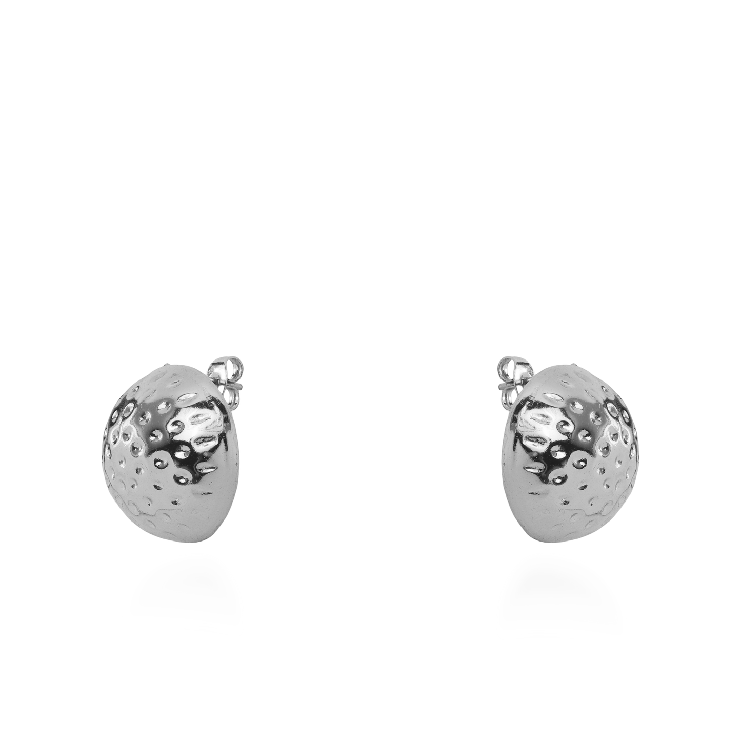 Σκουλαρίκια καρφωτά Mar and Mar Castia (Silver) από ανοξείδωτο ατσάλι