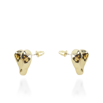 Σκουλαρίκια καρφωτά Mar and Mar Heart Studs