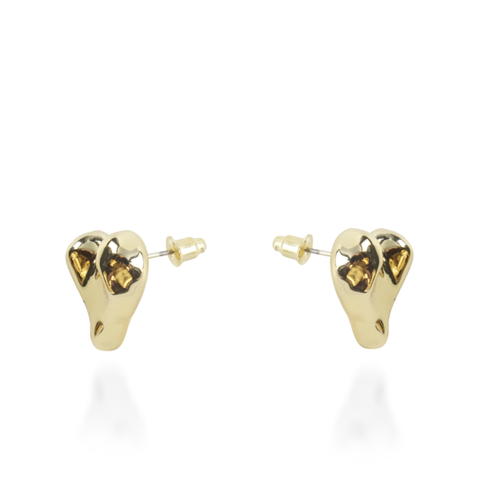 Σκουλαρίκια καρφωτά Mar and Mar Heart Studs