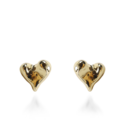 Σκουλαρίκια καρφωτά Mar and Mar Heart Studs