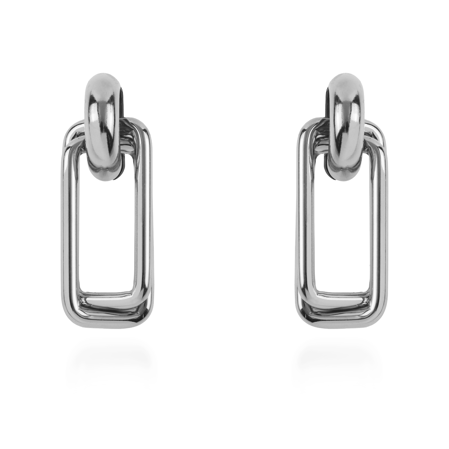 Σκουλαρίκια κρεμαστά Mar and Mar Calisty (Silver) από ανοξείδωτο ατσάλι