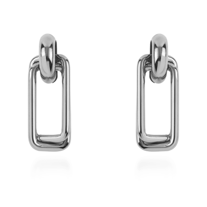 Σκουλαρίκια κρεμαστά Mar and Mar Calisty (Silver) από ανοξείδωτο ατσάλι