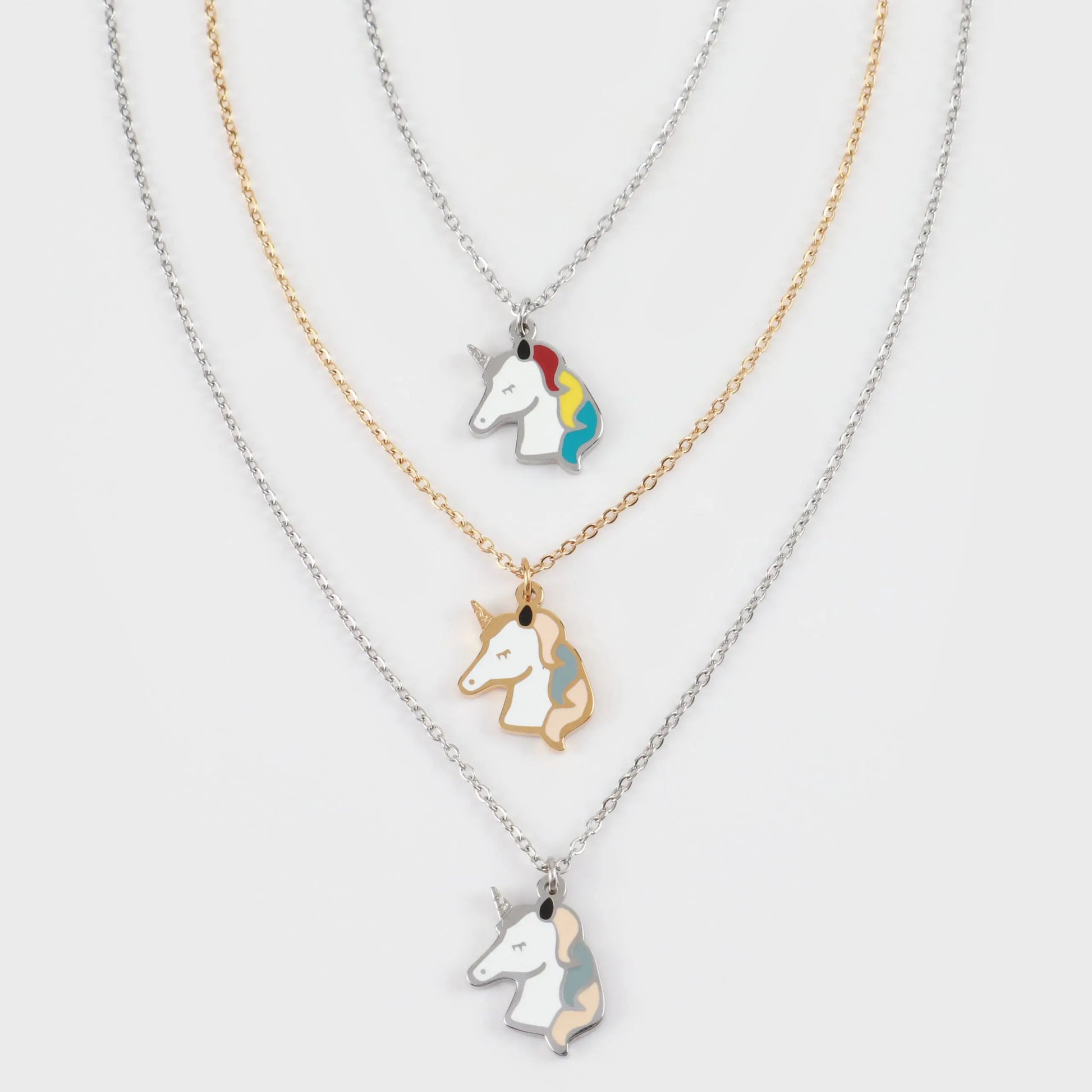 Παιδικό κολιέ Μονόκερως Mar &amp; Mar Unicorn Kids από ανοξείδωτο ατσάλι
