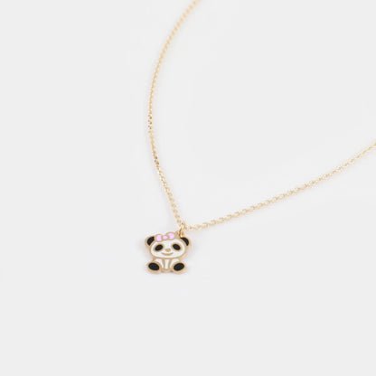 Παιδικό κολιέ Panda Mar & Mar Panda Kids από ασήμι 925