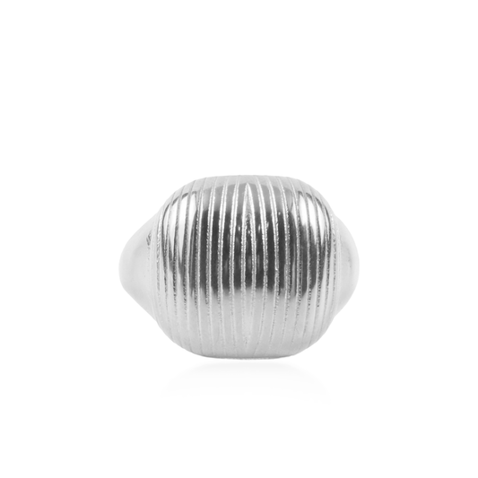 Γυναικείο δαχτυλίδι Mar and Mar Bexley Cube Silver από ανοξείδωτο ατσάλι