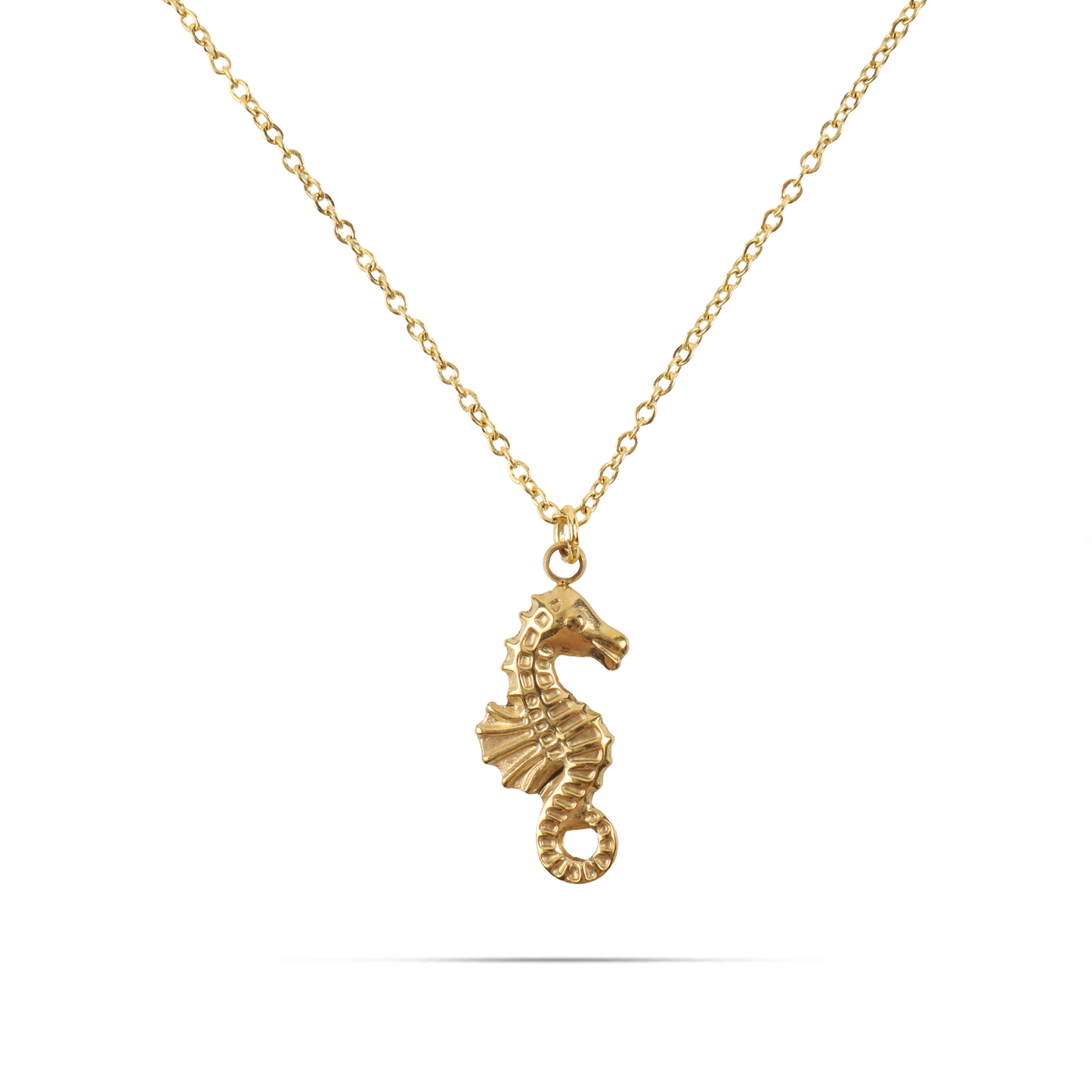 Κολιέ με μενταγιόν ιππόκαμπο Mar and Mar Seahorse από ανοξείδωτο ατσάλι