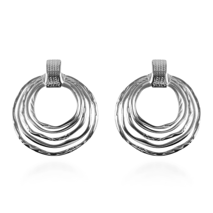 Σκουλαρίκια καρφωτά Mar and Mar (silver) από ανοξείδωτο ατσάλι