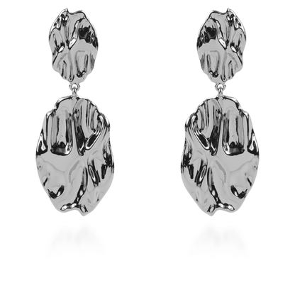 Σκουλαρίκια κρεμαστά Mar and Mar (Silver) από ανοξείδωτο ατσάλι