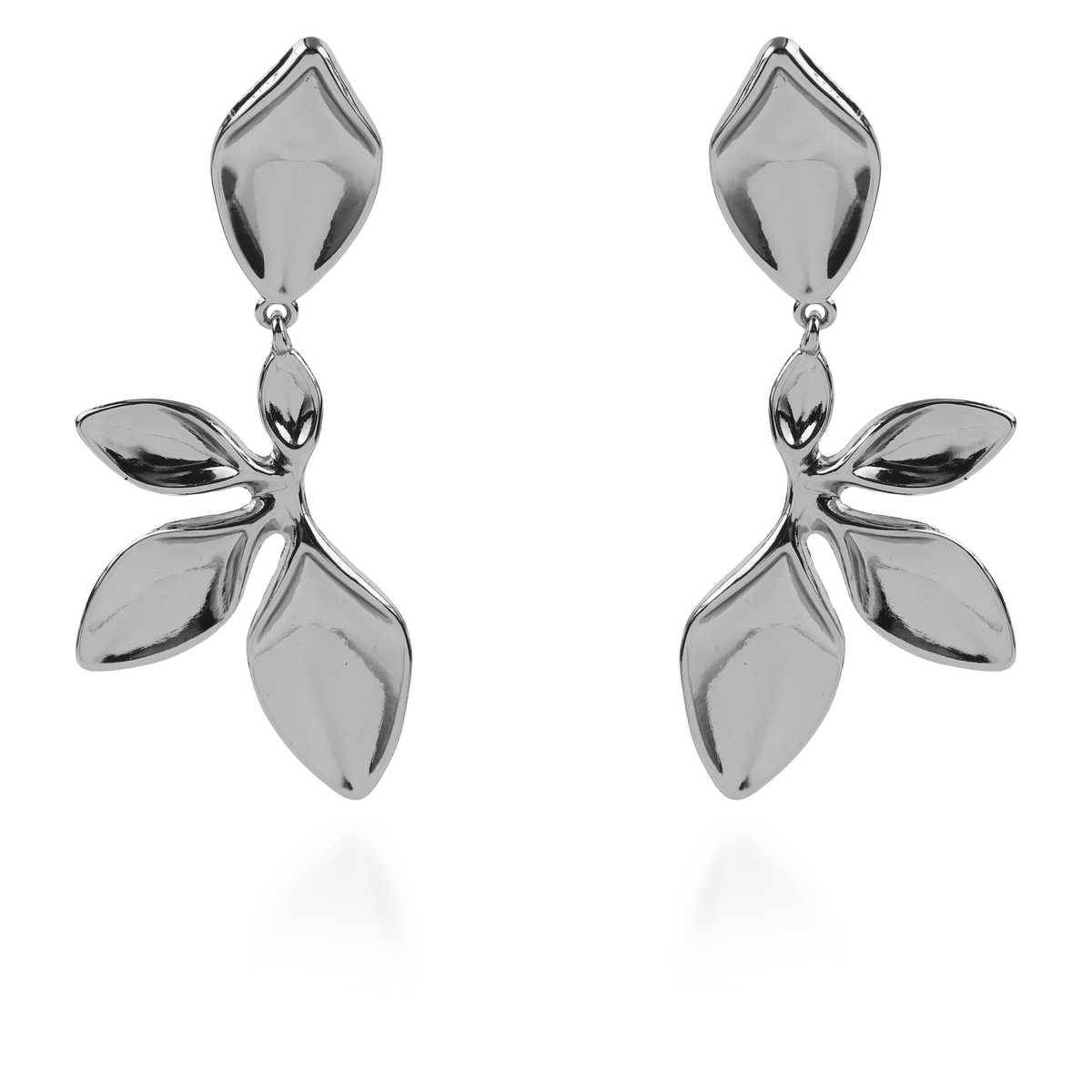 Σκουλαρίκια κρεμαστά Mar and Mar (Silver) από ανοξείδωτο ατσάλι