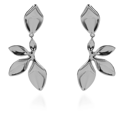 Σκουλαρίκια κρεμαστά Mar and Mar (Silver) από ανοξείδωτο ατσάλι