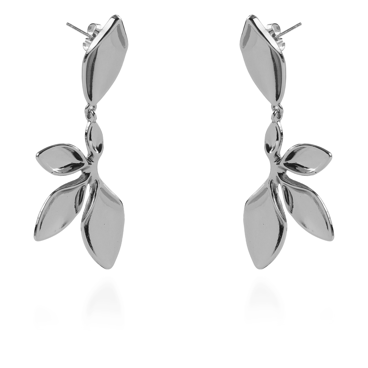 Σκουλαρίκια κρεμαστά Mar and Mar (Silver) από ανοξείδωτο ατσάλι