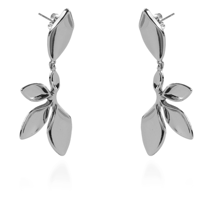 Σκουλαρίκια κρεμαστά Mar and Mar (Silver) από ανοξείδωτο ατσάλι