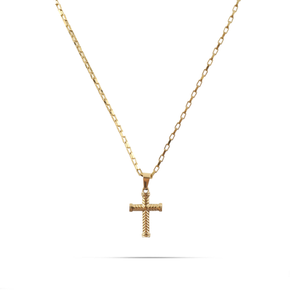 Ανδρικό κολιέ με σταυρό Mar and Mar Lucas Cross από ανοξείδωτο ατσάλι