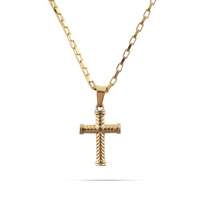 Ανδρικό κολιέ με σταυρό Mar and Mar Lucas Cross από ανοξείδωτο ατσάλι
