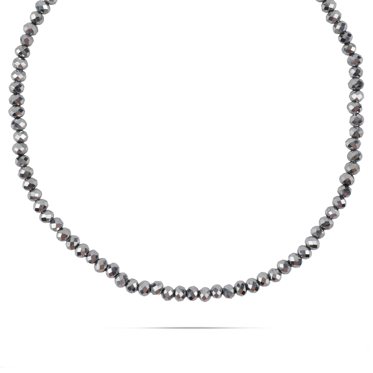 Κολιέ με χάντρες Mar and Mar Priya (Silver) από ανοξείδωτο ατσάλι