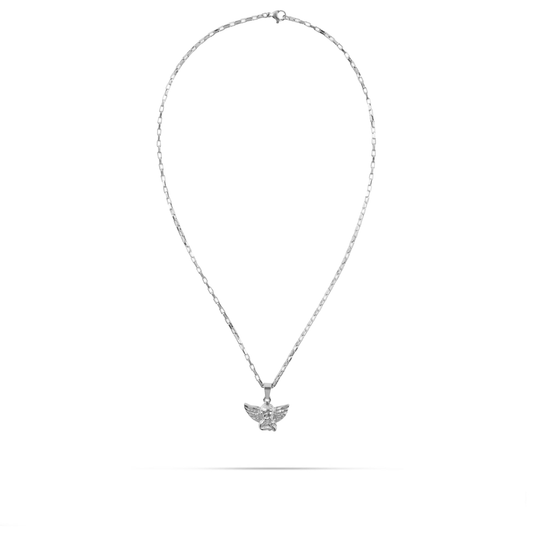 Ανδρικό κολιέ με αγγελάκι Mar and Mar Baby Angel Silver από ανοξείδωτο ατσάλι