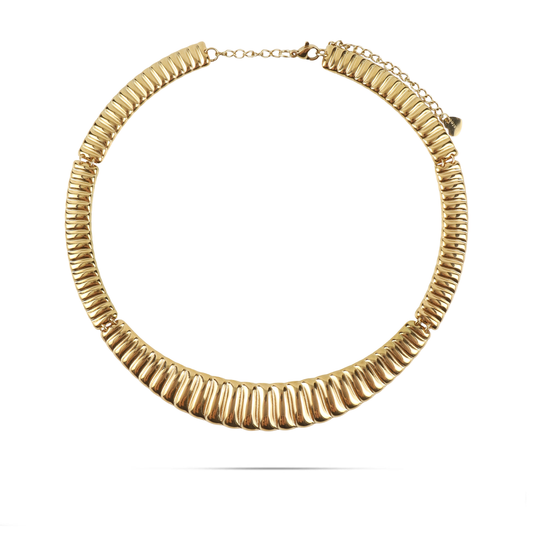 Κολιέ choker αλυσίδα λαιμού Mar and Mar Sylvia από ανοξείδωτο ατσάλι