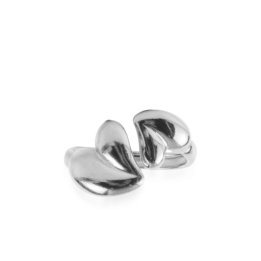 Γυναικείο δαχτυλίδι Mar and Mar Livia Hearts Silver από ανοξείδωτο ατσάλι