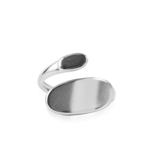 Γυναικείο δαχτυλίδι Mar and Mar Livia Plated Silver από ανοξείδωτο ατσάλι