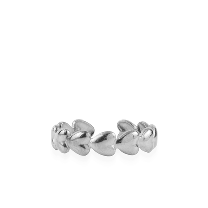 Γυναικείο δαχτυλίδι Mar and Mar Sloane Silver από ανοξείδωτο ατσάλι