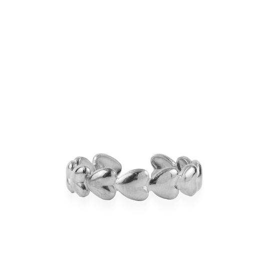 Γυναικείο δαχτυλίδι Mar and Mar Sloane Silver από ανοξείδωτο ατσάλι