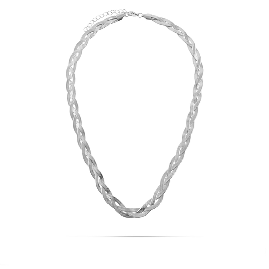 Αλυσίδα λαιμού Mar and Mar Arabella Silver από ανοξείδωτο ατσάλι