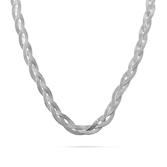 Αλυσίδα λαιμού Mar and Mar Arabella Silver από ανοξείδωτο ατσάλι