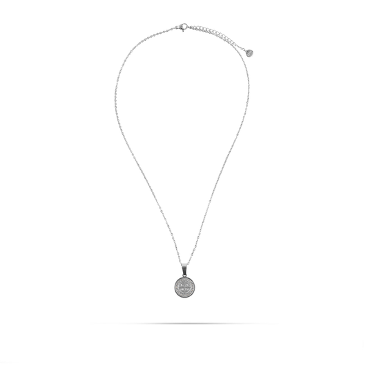 Κολιέ Κωνσταντινάτο με πέτρες ζιργκόν Mar and Mar Constantine Sparkle Silver από ανοξείδωτο ατσάλι