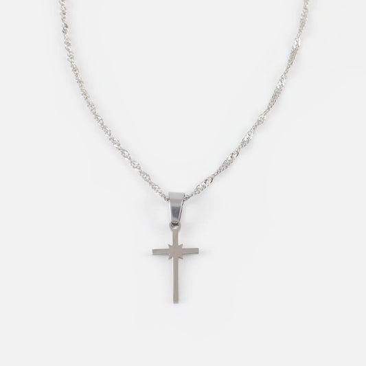 Κολιέ με σταυρό Mar and Mar Ashton Cross από ανοξείδωτο ατσάλι