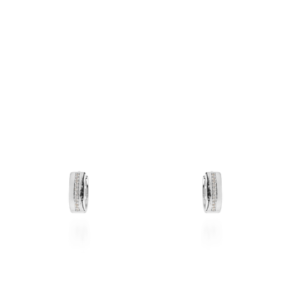 Σκουλαρίκια κρίκοι με ζιργκόν Mar and Mar Eirin Silver