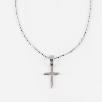 Κολιέ με σταυρό Mar & Mar Ehsan Cross από ανοξείδωτο ατσάλι