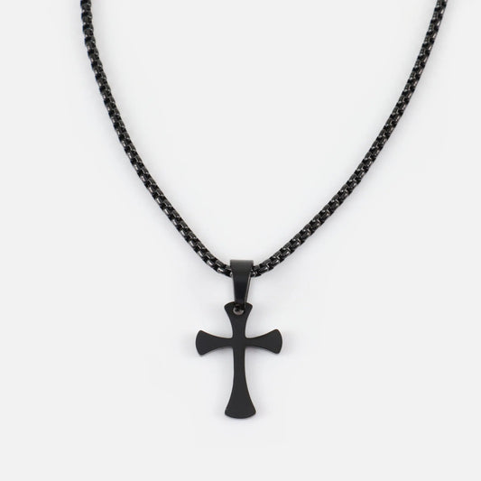 Κολιέ με σταυρό Mar and Mar Dean Cross από ανοξείδωτο ατσάλι