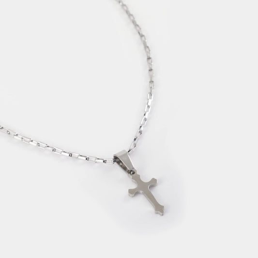 Ανδρικό Κολιέ με σταυρό Mar and Mar Gibson Cross από ανοξείδωτο ατσάλι