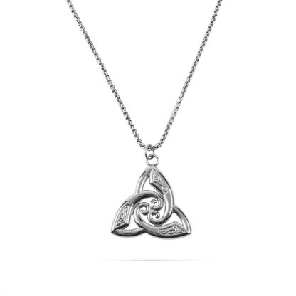 Ανδρικό κολιέ Mar and Mar Trinity Silver από ανοξείδωτο ατσάλι