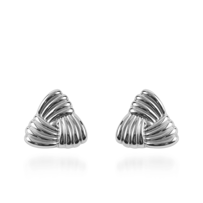 Σκουλαρίκια καρφωτά Mar and Mar Thallora Silver από ανοξείδωτο ατσάλι