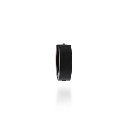 Σκουλαρίκι κρίκος Mar and Mar Hoop Plated (Black) από ανοξείδωτο ατσάλι