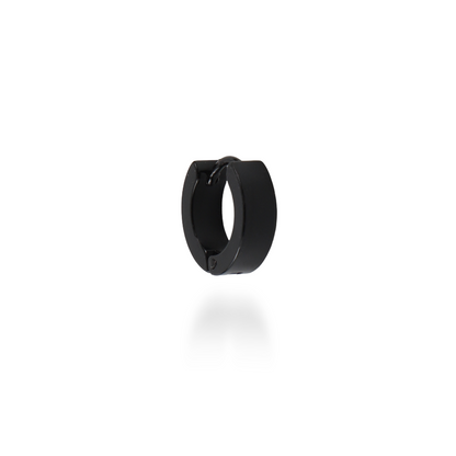 Σκουλαρίκι κρίκος Mar and Mar Hoop Plated (Black) από ανοξείδωτο ατσάλι