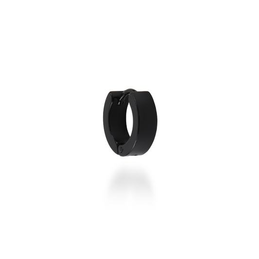 Σκουλαρίκι κρίκος Mar and Mar Hoop Plated (Black) από ανοξείδωτο ατσάλι